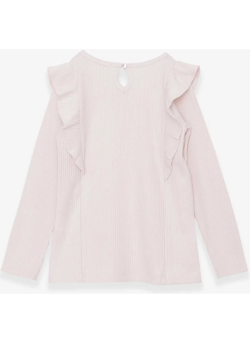 Breeze Girl's Blouse Frilly Cream (1.5-5 Years)