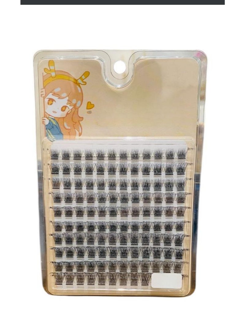 مجموعه رموش كثافات واطوال مختلفه  خفيفه وناعمه 120 رمش