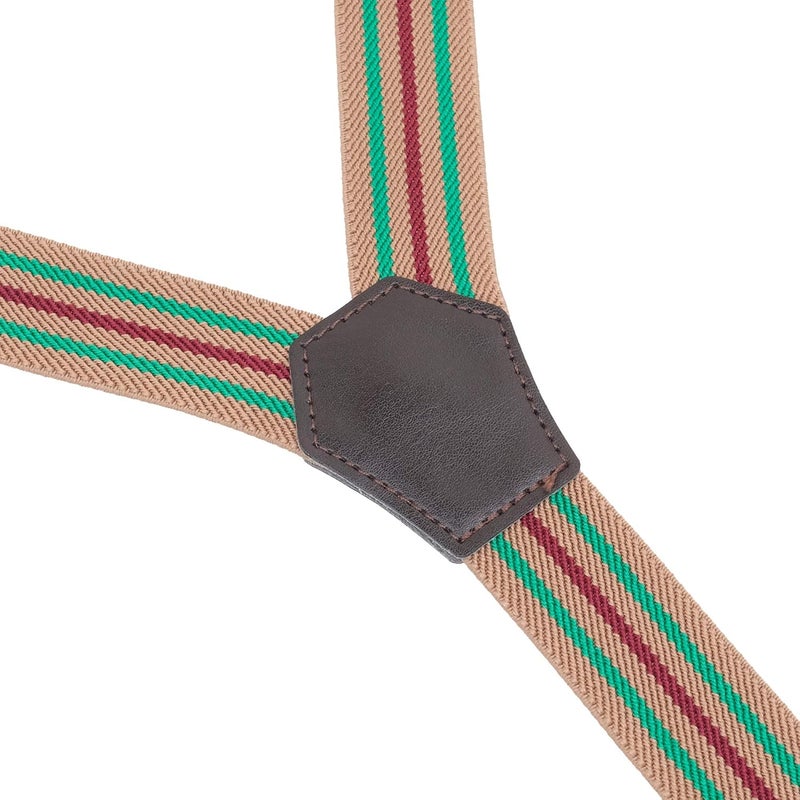 Action Ward Store Womens Suspenders – Y Back Style – 1" Width - Comfortably Adjustable Elastic Straps and Metal Clips - Image 2