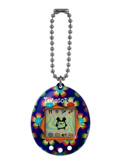 Tamagotchi Tamagochi  Electronic Digital Keychain Original Retro Flowers  - Image 1