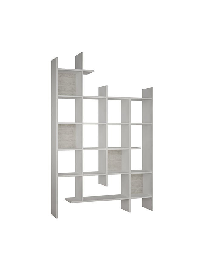 Mourah Home Manco Bookcase Modern Book Shelf Cabinet 6 Tier Multi Storage Bookshelf Rack Display Unit For Bedroom Living Room Floorstanding Cabinet Home  25.5X188X122Cm  White - Image 2