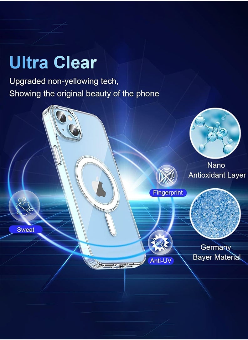 Theodor - Magnetic Case for iPhone 15 6.1-inch Compatible with MagSafe Wireless Charging, Shockproof Phone Bumper Cover Hello Autumn - Image 1