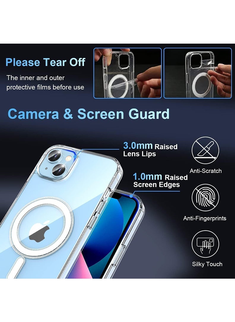 Theodor - Magnetic Case for iPhone 15 6.1-inch Compatible with MagSafe Wireless Charging, Shockproof Phone Bumper Cover Hello Autumn - Image 1