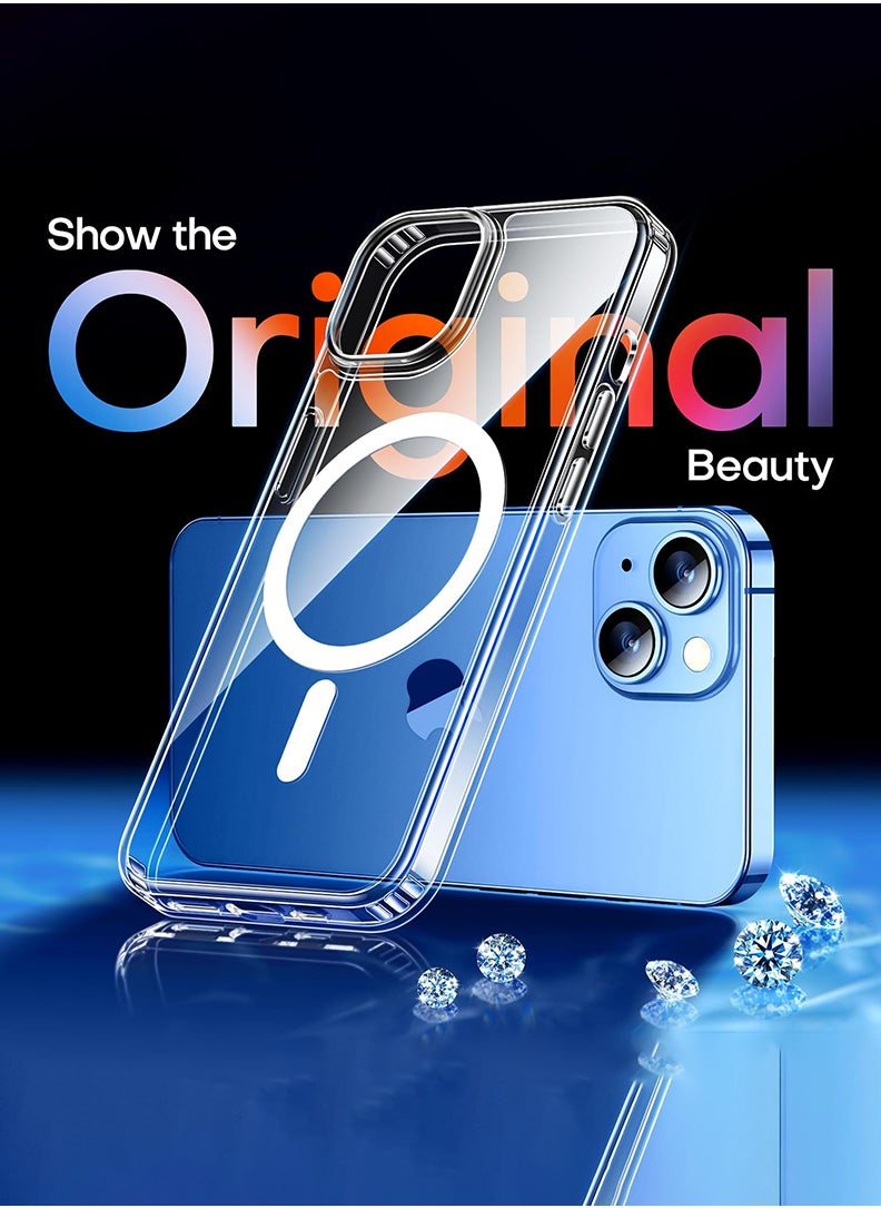 Theodor - Magnetic Case for iPhone 15 6.1-inch Compatible with MagSafe Wireless Charging, Shockproof Phone Bumper Cover Hello Autumn - Image 1