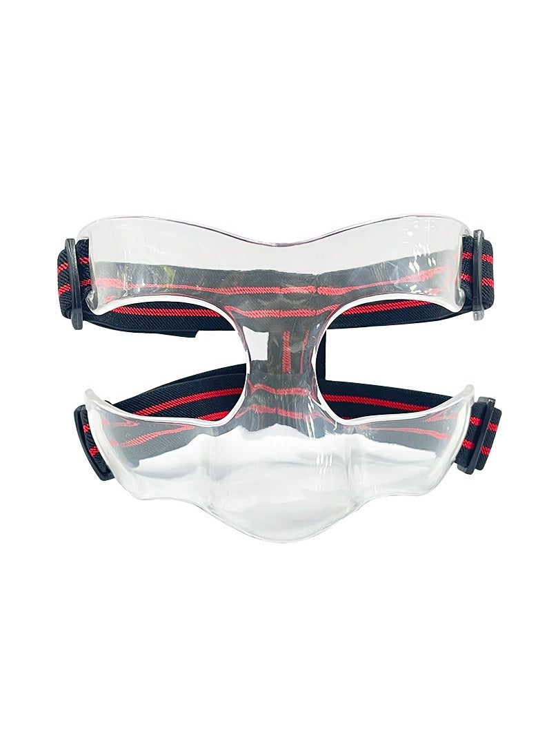 Generic Basketball Mask Protection for Broken Nose Football Nose Mask Face Protection Mask Protective Mask - Comfortable Fit, Suitable for Sports Exercise, Boxing, Football, Enhanced Visibility - Image 1