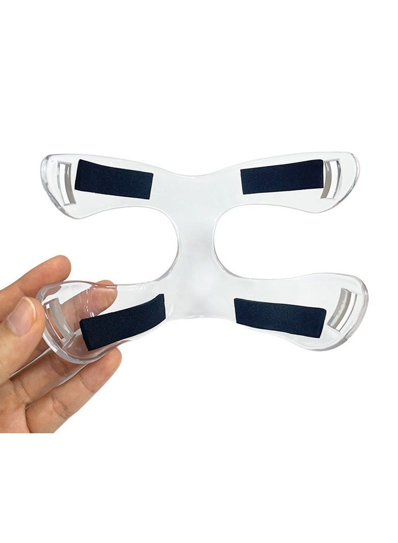 Generic Basketball Mask Protection for Broken Nose Football Nose Mask Face Protection Mask Protective Mask - Comfortable Fit, Suitable for Sports Exercise, Boxing, Football, Enhanced Visibility - Image 4