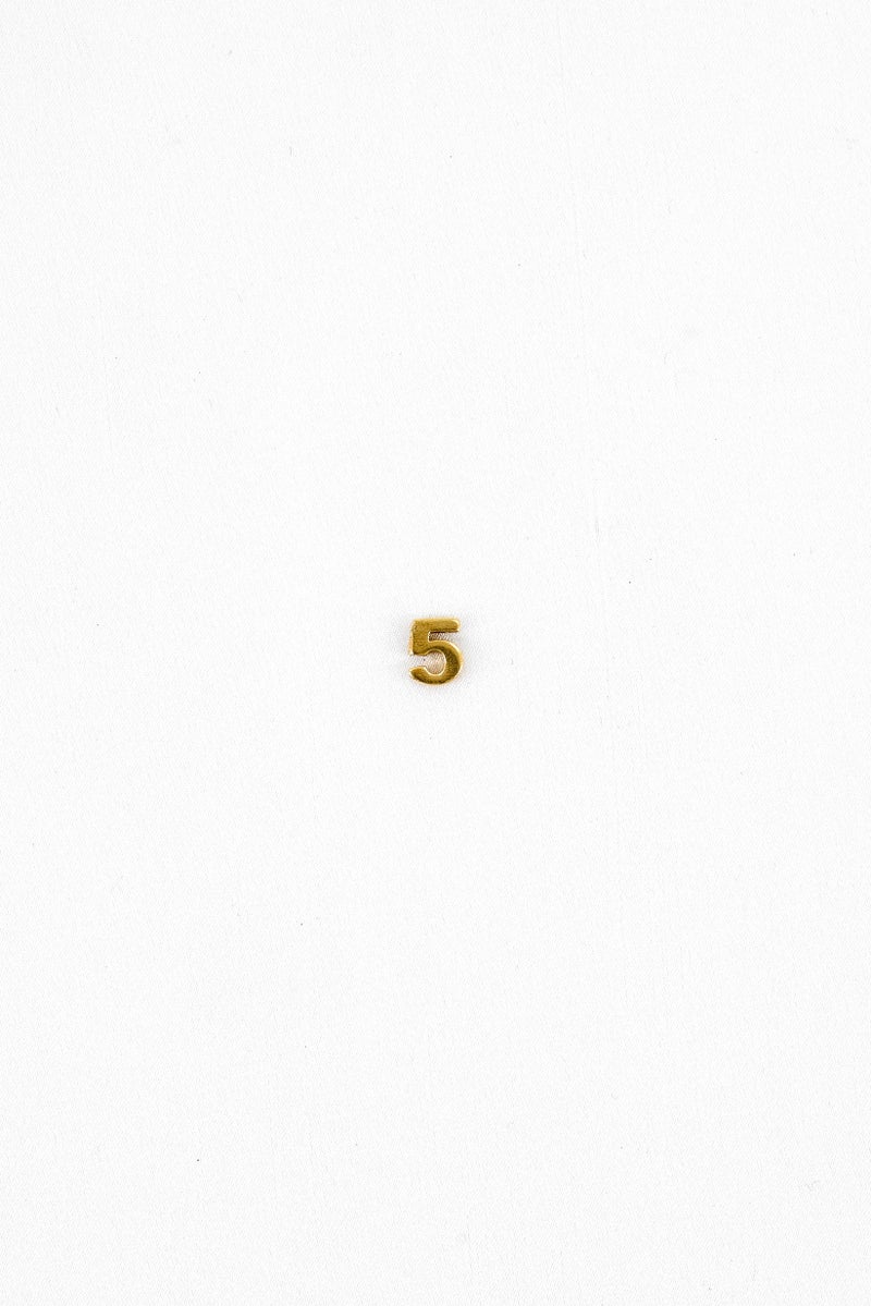 ALEX AND ANI Women Numerology Five 14Kt Gold Plated Charm , Gold  - Image 1