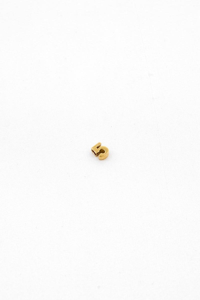 ALEX AND ANI Women Numerology Five 14Kt Gold Plated Charm , Gold  - Image 2