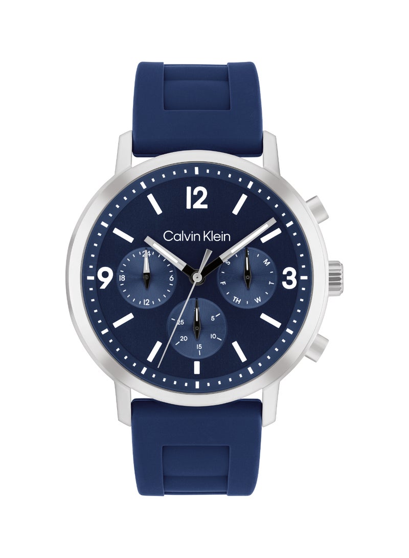 CALVIN KLEIN Round Analog Men's Blue Case Watch - 25200460 - Image 1