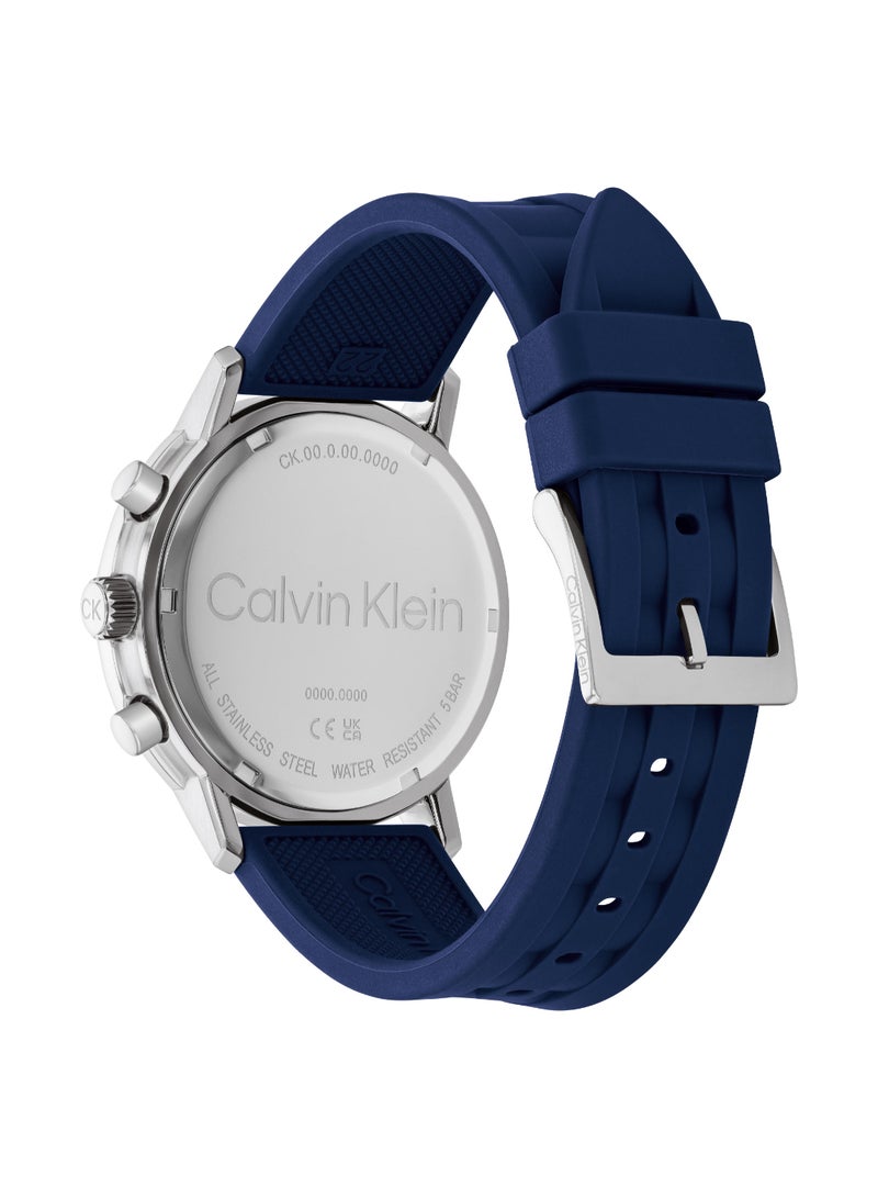 CALVIN KLEIN Round Analog Men's Blue Case Watch - 25200460 - Image 3