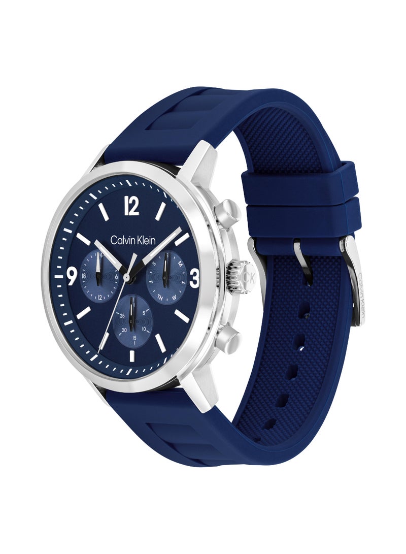 CALVIN KLEIN Round Analog Men's Blue Case Watch - 25200460 - Image 2