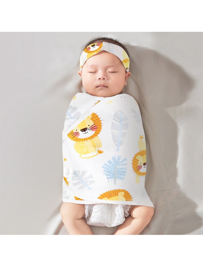 Baby Anti-shock Artifact Newborn Sleeping Bag Baby Anti-shock Sleeping Swaddling Towel Spring And Summer Thin Class A Bag Towel
