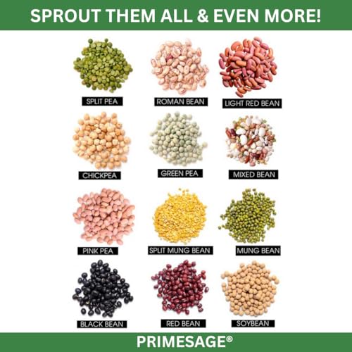 PRIMESAGE® Sprouts Maker Jar Sprout Maker Sprout Jar Sprouts Maker Sprouts Maker Jar Sprout Maker Jar Sprouting | 700 ML - Image 5