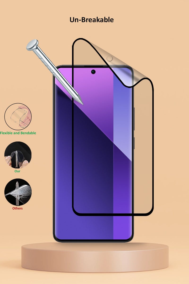 Techie 9D Matte Ceramic Screen Protector Film for  Redmi Note 13 Pro Plus – Smooth Feel Anti Fingerprint Bubble Free - Image 5