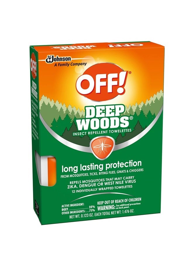 OFF! Deep Woods Insect Towelettes (12 Count (Pack of 3)) - Image 5
