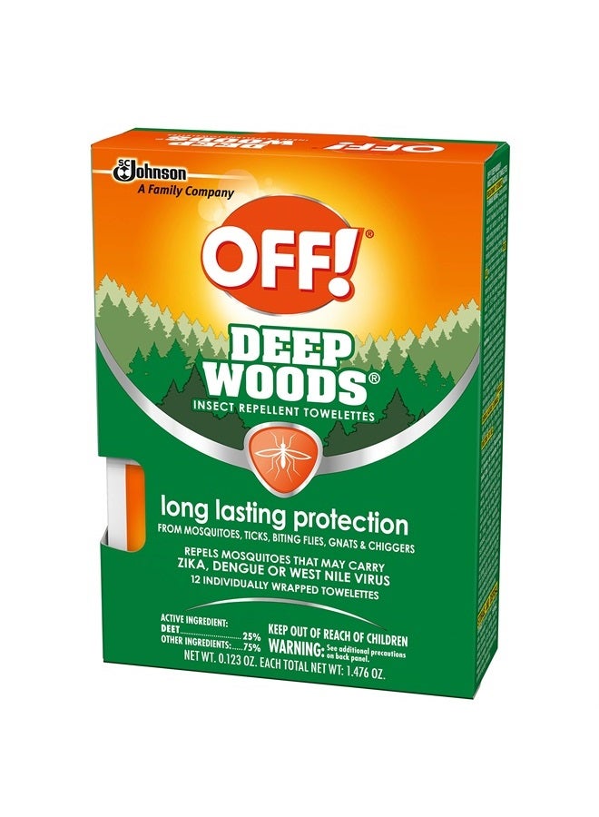 OFF! Deep Woods Insect Towelettes (12 Count (Pack of 3)) - Image 4