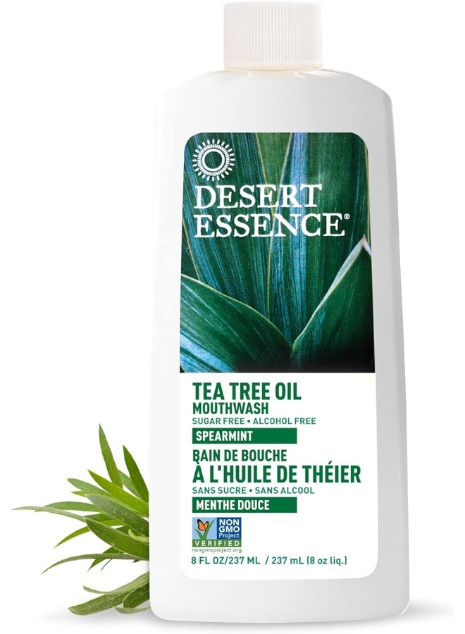 Desert Essence Natural Refreshing Tea Tree Oil Mouthwash - 8fl oz - Image 2