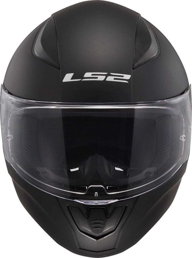 LS2 Motorcycle Helmets-Rapid Matt, Black, Size M - Image 2