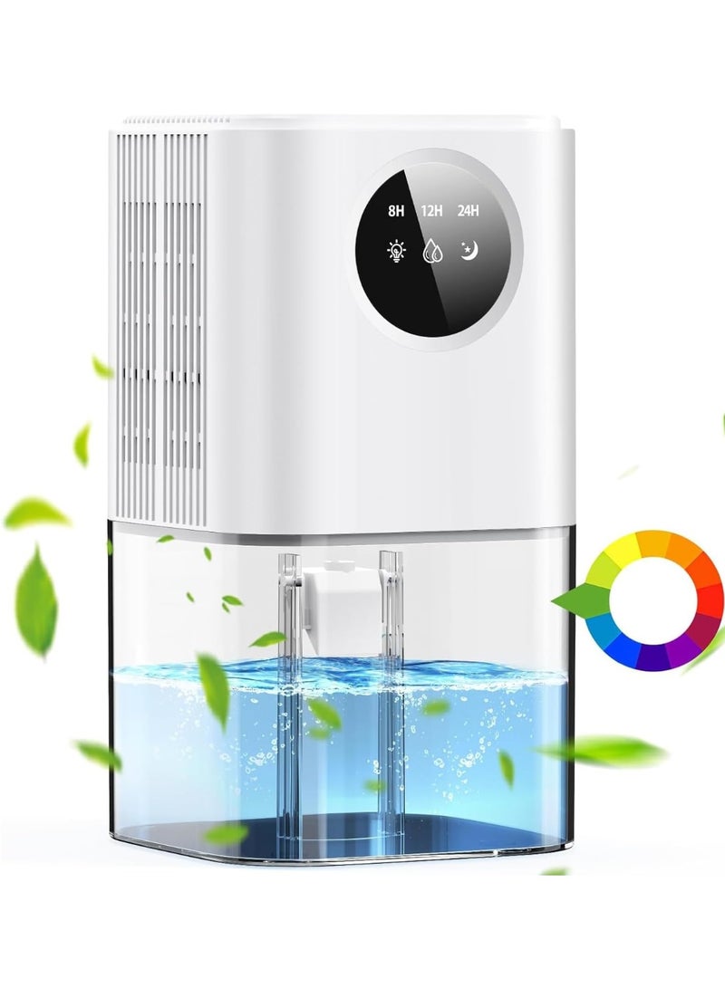 ELORA Electric Dehumidifier with Large Water Tank | 8H/12H/24H Timer | LED Mood Light | Quiet Portable Moisture Absorber for Home, Bedroom & Office - Image 1