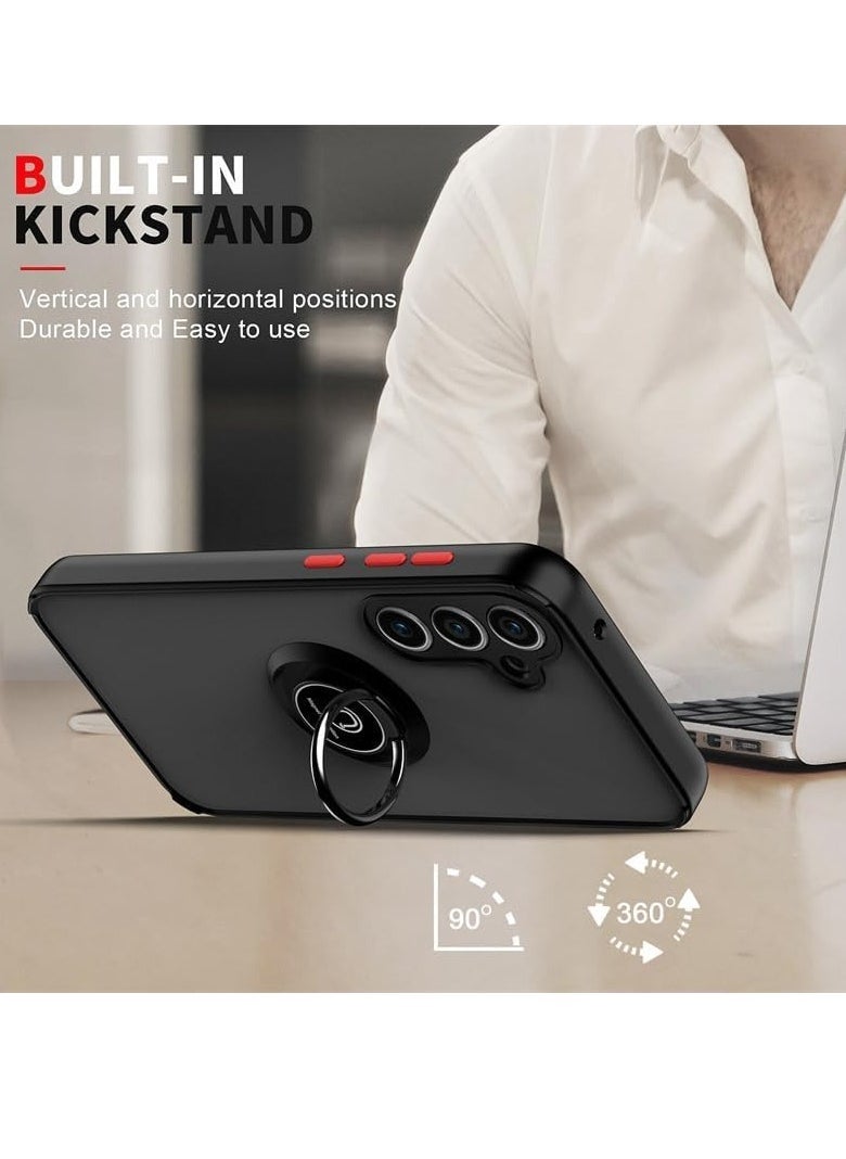 IAF ELTRAZONE Full Body Protective Case for Samsung Galaxy M52 â€“ Blue, 360Â° Magnetic Ring Kickstand, Anti-Fingerprint, Shockproof - Image 3