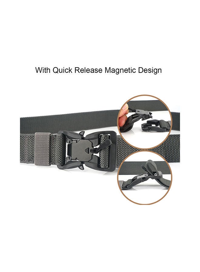NIBEMINENT Adjustable Webbing Belt with Quick Release Magnetic Buckle 26x9centimeter - Image 3