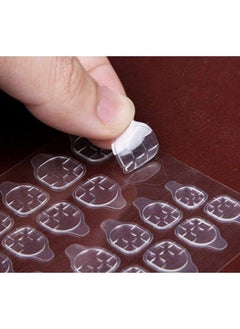 Vinayakart 10 Sheets ( 240 Pcs ) Transparent Doublesided Nail Adhesive Stickers Breathable Bendable Fake Nail Glue Fake Nail Tips For Women And Girls  - Image 3
