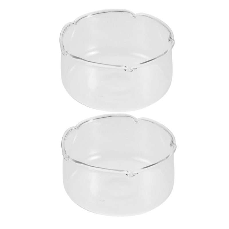 2 Piece Glass Planter Vase for Hydroponic Plants Desktop Aquatic Plant Container Home Office Decor Clear Transparent - Image 2