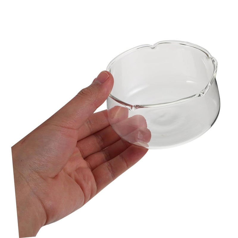 2 Piece Glass Planter Vase for Hydroponic Plants Desktop Aquatic Plant Container Home Office Decor Clear Transparent - Image 5