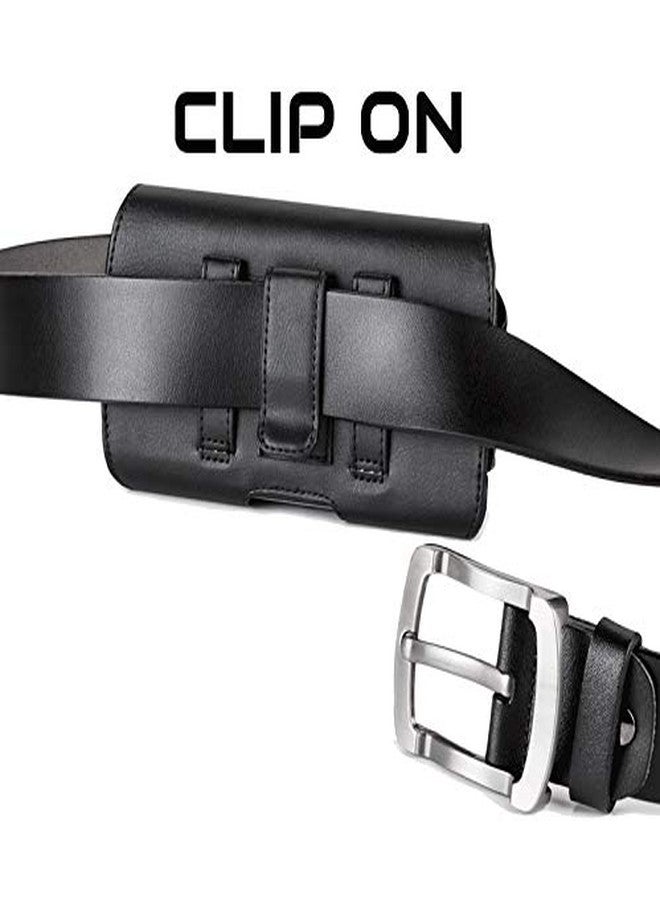 AGOZ for ANS H450R, Premium Leather AGOZ Pouch Case Holster Cover with Belt Clip & Loops and Magnetic Closure - Image 5
