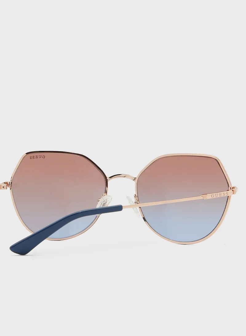 GUESS Pentagon Sunglasses