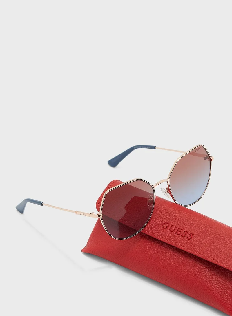 GUESS Pentagon Sunglasses