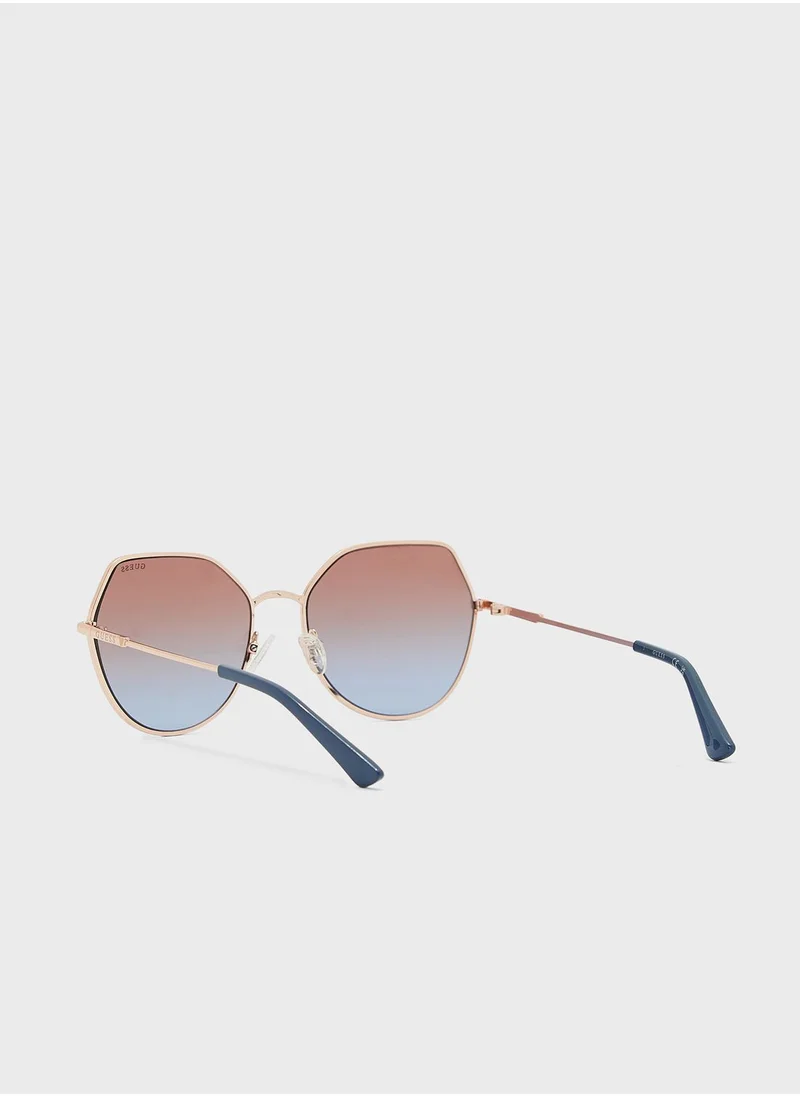 GUESS Pentagon Sunglasses