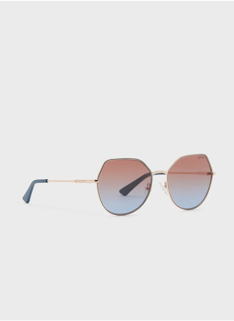 GUESS Pentagon Sunglasses