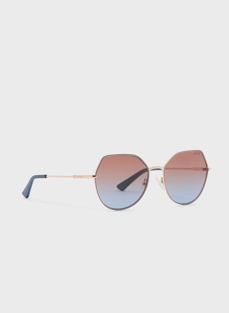 GUESS Pentagon Sunglasses - Image 1