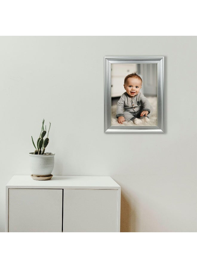 Decorhills DECORHILLS FRAMES & DECOR Rectangular Glass Photo with Wood, Wall Mount Display for 12x16 Inches Picture  - Image 2