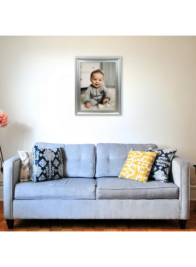 Decorhills DECORHILLS FRAMES & DECOR Rectangular Glass Photo with Wood, Wall Mount Display for 12x16 Inches Picture  - Image 3