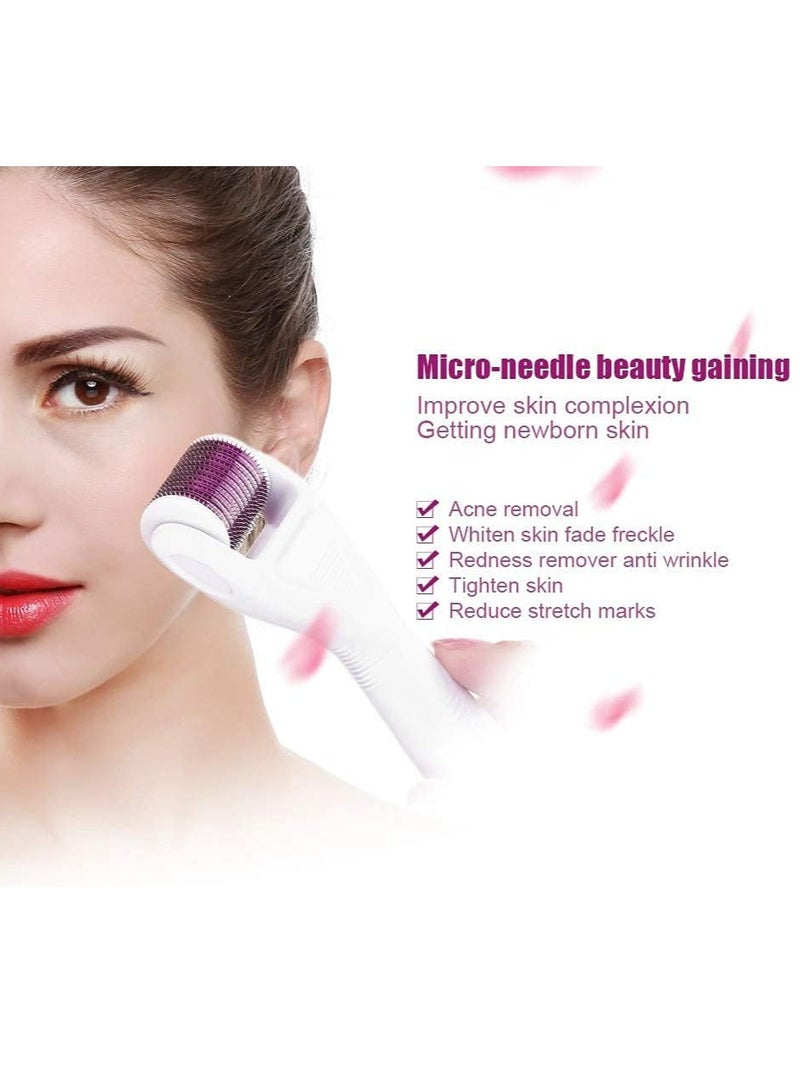 Healife Derma Roller, 8 in 1 with Stainless Steel Micro Needles, Derma Roller Set, Derma Roller Set with for Face & Body Care, Derma Roller for Anti Wrinkle/Hair Loss/Stretch Marks  - Image 2