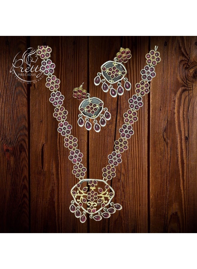 Pretty Precious 805148 Trendy Necklace With Oxidised Plating - Image 3