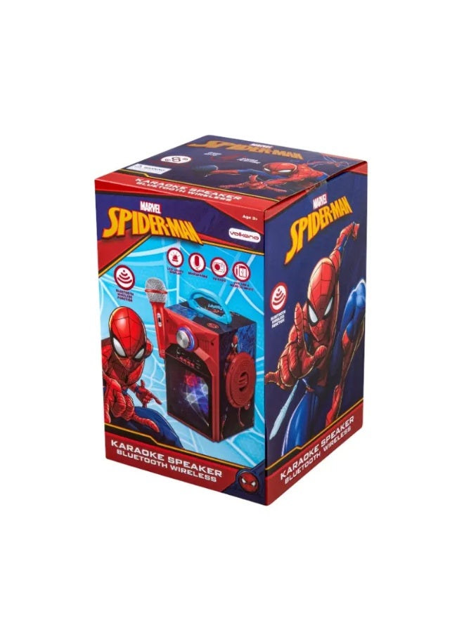 MARVEL SPIDER-MAN GALAXY LED STARS KARAOKE MACHINE - Image 1
