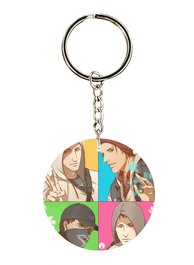 RKN Multiple Video Games Printed Keychain