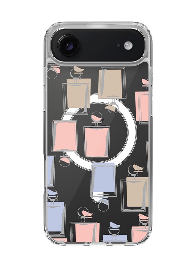 Stylizedd Classic Clear MagSafe Case for iPhone 17 Air , Hybrid Soft Case Flexible Edges Anti Drop TPU PC Gel Thin Transparent Cover [ Designed for iPhone 17 Air ] - Fragrant Perfume
