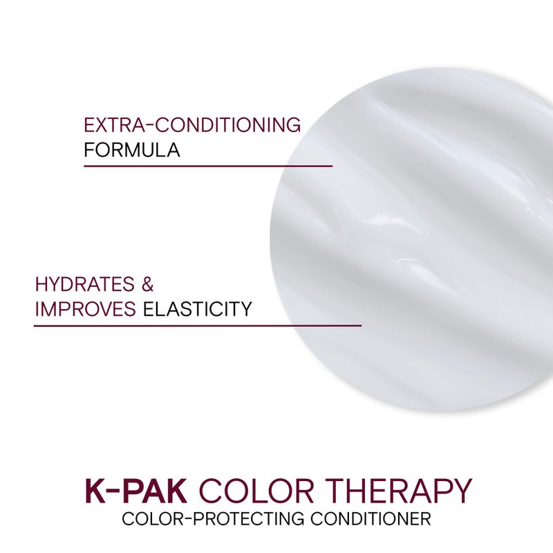 JOICO بلسم جوكو K-PAK لعلاج الألوان | لحماية الشعر الملون | يعزز اللمعان والمرونة | يصلح التكسر | يعيد بناء الشعر التالف | مع الكيراتين وزيت الأركان | 33.8 أونصة سائلة - Image 4
