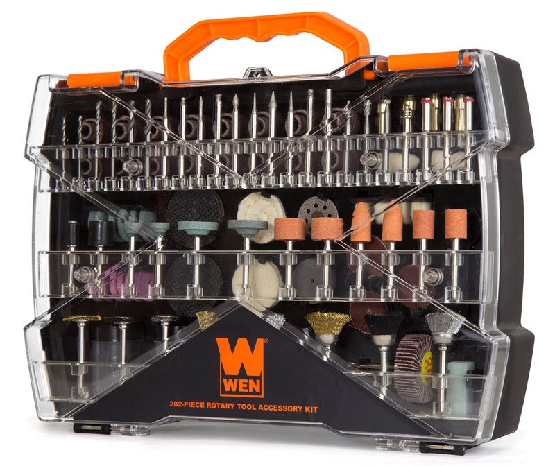 WEN 230282A 282Piece Rotary Tool Accessory Kit with Carrying Case
