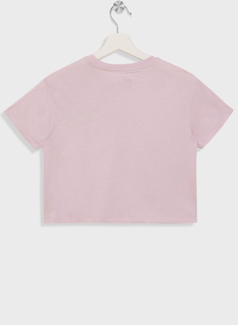 بوما تيشيرت باور قصير للأطفال - Image 2