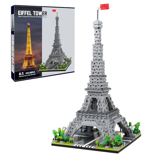 CSNRHG Paris Eiffel Tower World Famous Architectural Model Micro Building Blocks Set 3350 Pieces 3D Puzzle Toys Gifts for Kid and Adult - Image 1