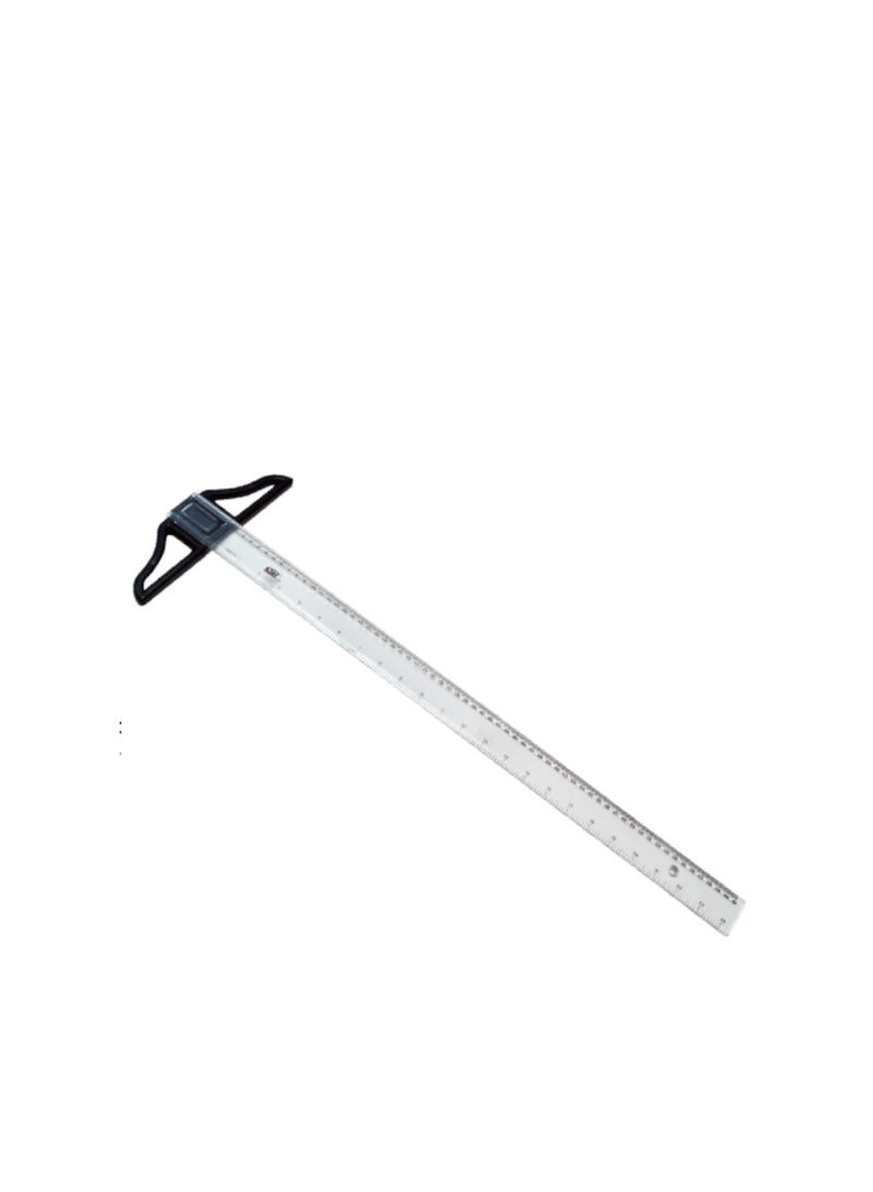 T-Square Plastic Scale Clear 100CM - Image 1