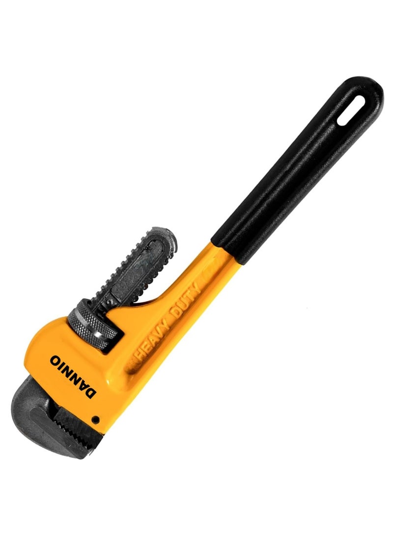 Dannio 10-Inch Heavy-Duty Pipe Wrench – Adjustable Wrench for Plumbing & Industrial Applications - Image 1