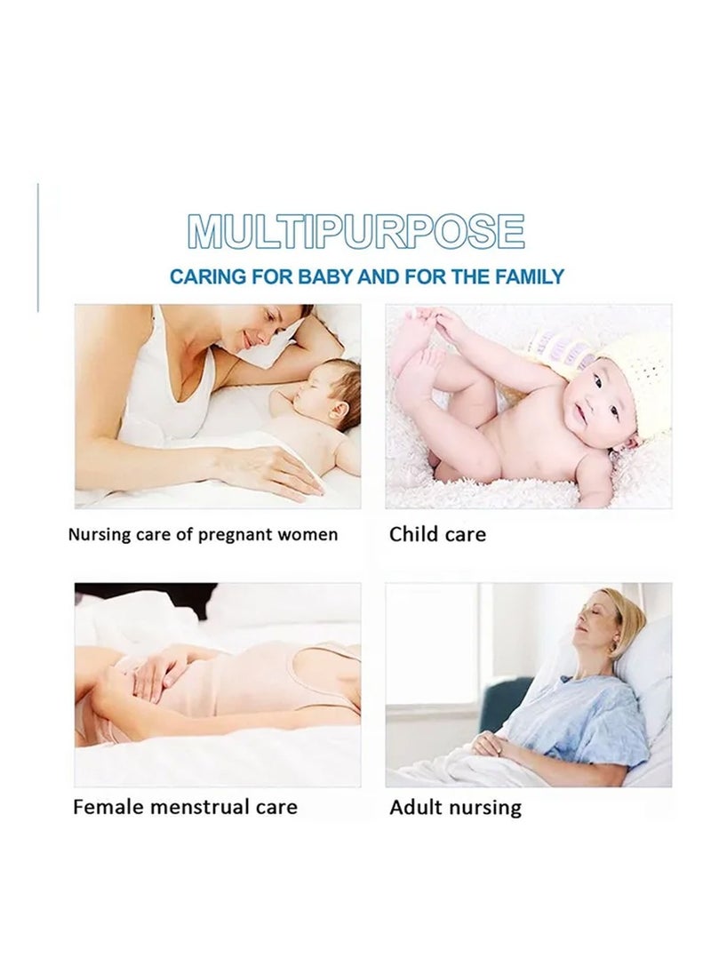 A TO Z A to Z - Disposable Changing Mat size (45cm x 60cm) Large- Premium Quality for Baby Soft Ultra Absorbent Waterproof - Pack of 245-Lavender  - Image 4
