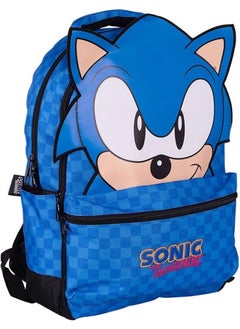 SONIC School Bag Blue 3D School Set (4 Pieces)  - Image 2