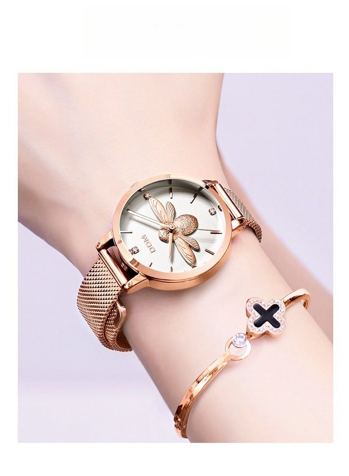 DOM Ladies' Waterproof Quartz Watch - Image 4